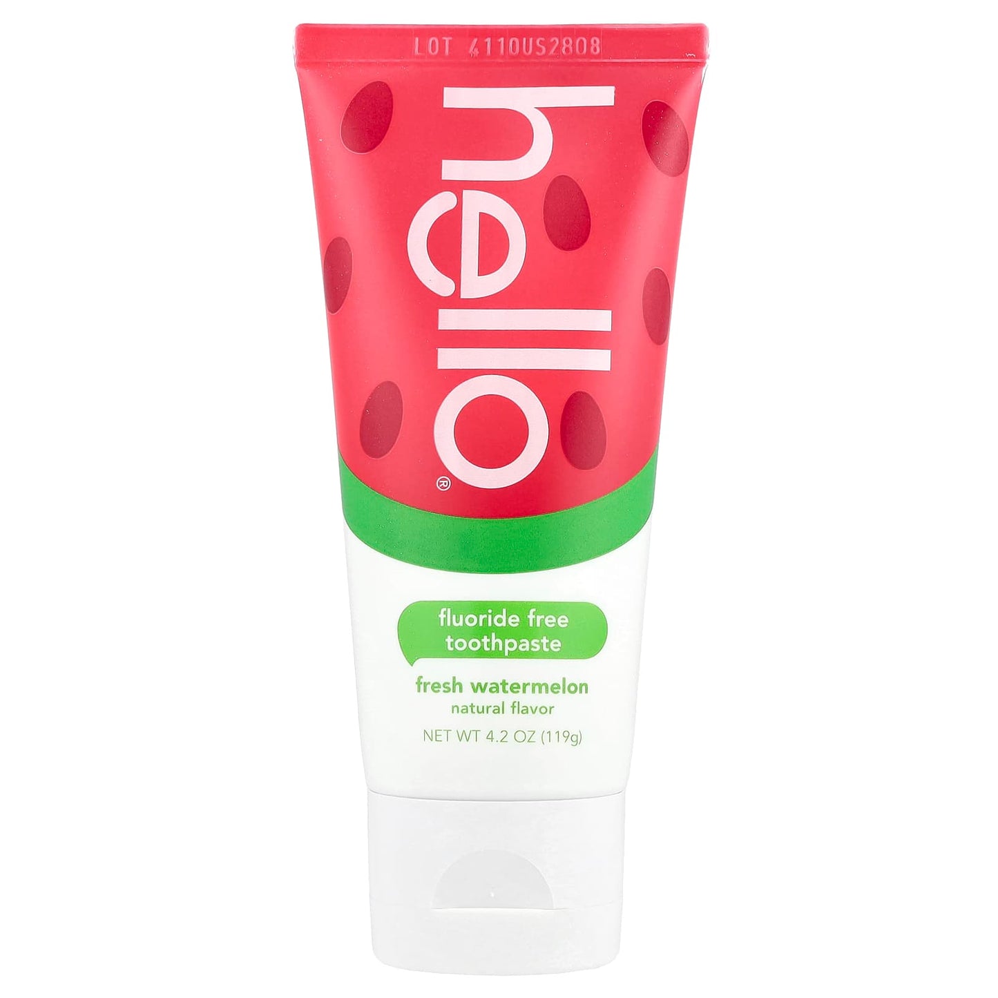 Hello Kids Fluoride Free Toothpaste, Fresh Watermelon, 4.2 oz - Image 1