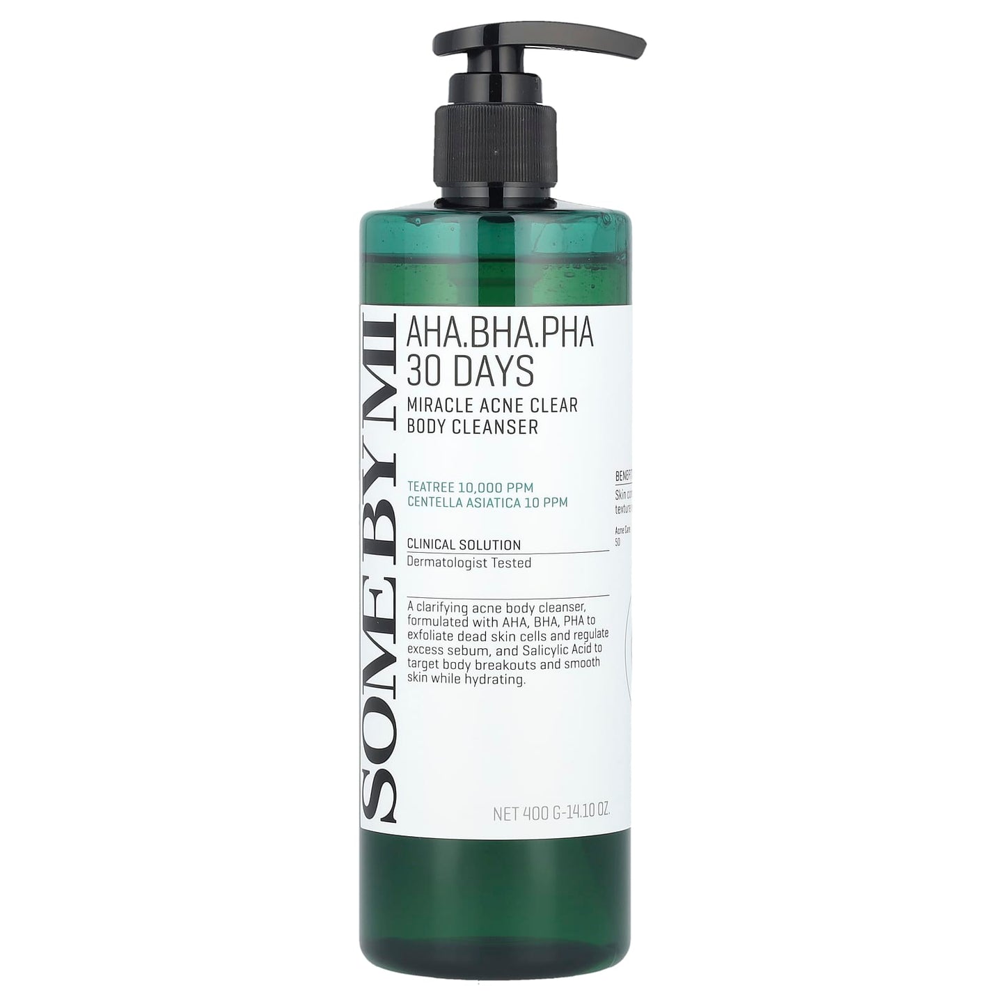 SOME BY MI, AHA. BHA. PHA 30 Days Miracle Acne Clear Body Cleanser, 14.10 oz (400 g) - Image 1