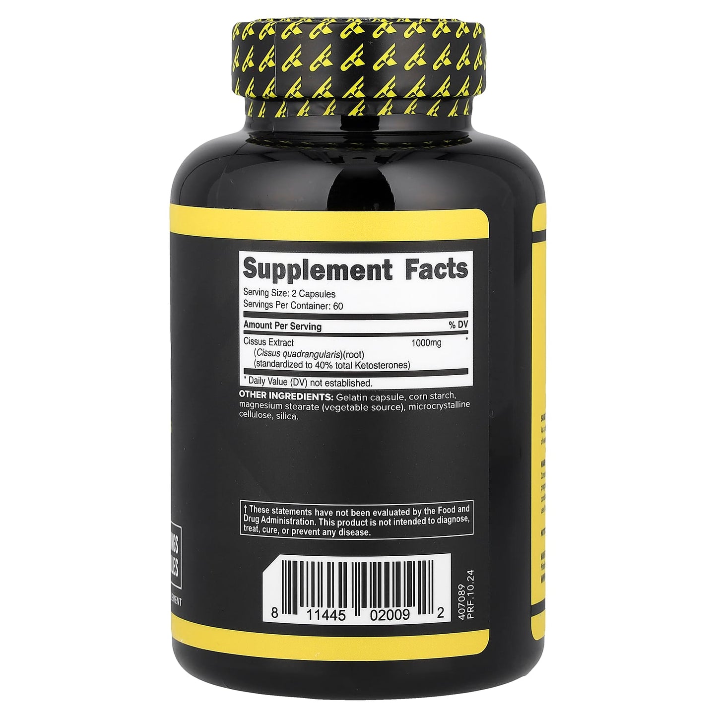 Primaforce, Cissus (Cissus Quadrangularis), 120 Capsules (500 mg per Capsule) - Image 2