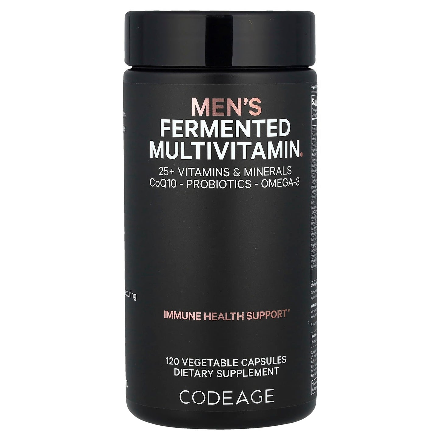 Codeage Men's Fermented Multivitamin, 120 Capsules - Boost Energy & Immunity - Image 1