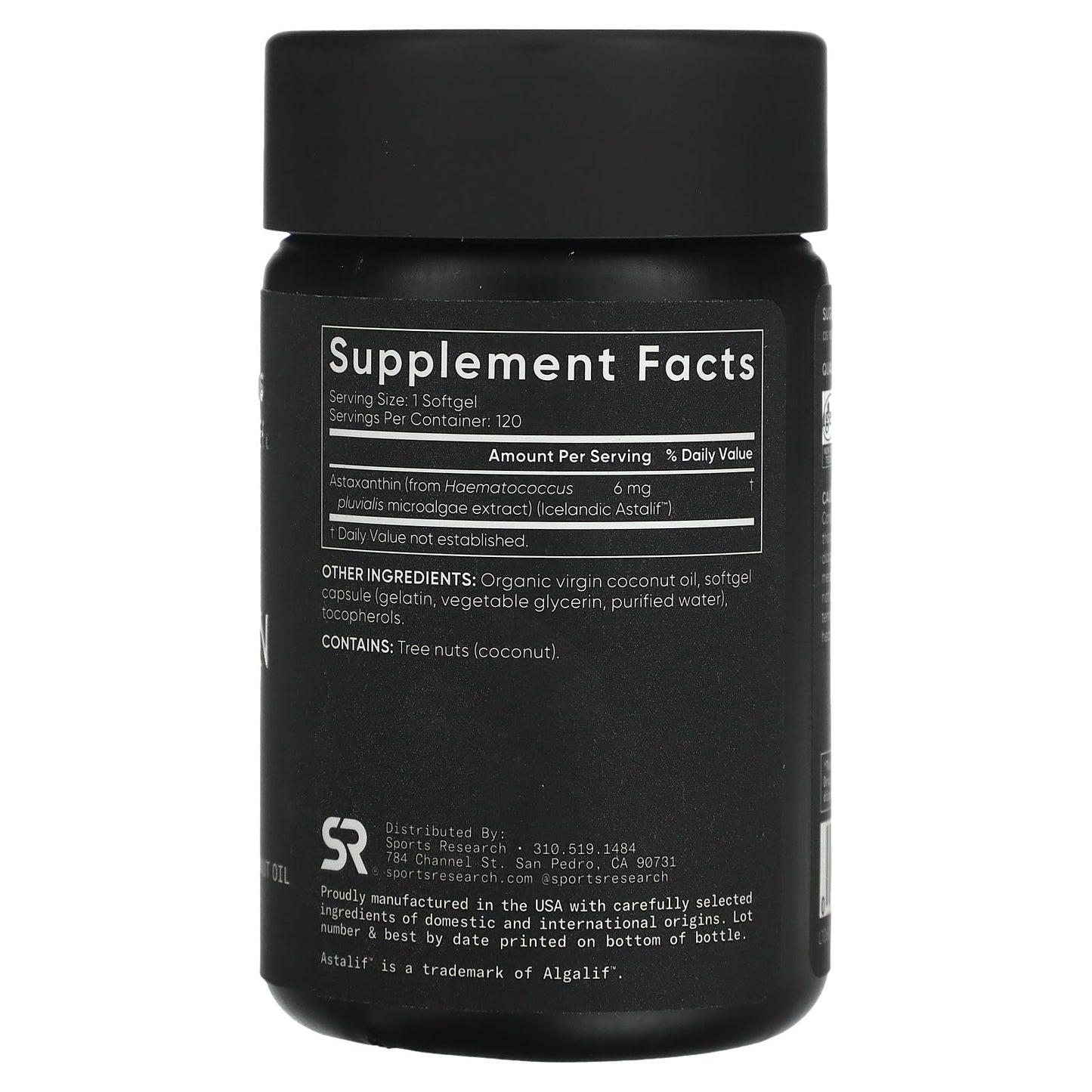 Sports Research, Astaxanthin, Mini-Gels, 6 mg, 120 Softgels - Image 2