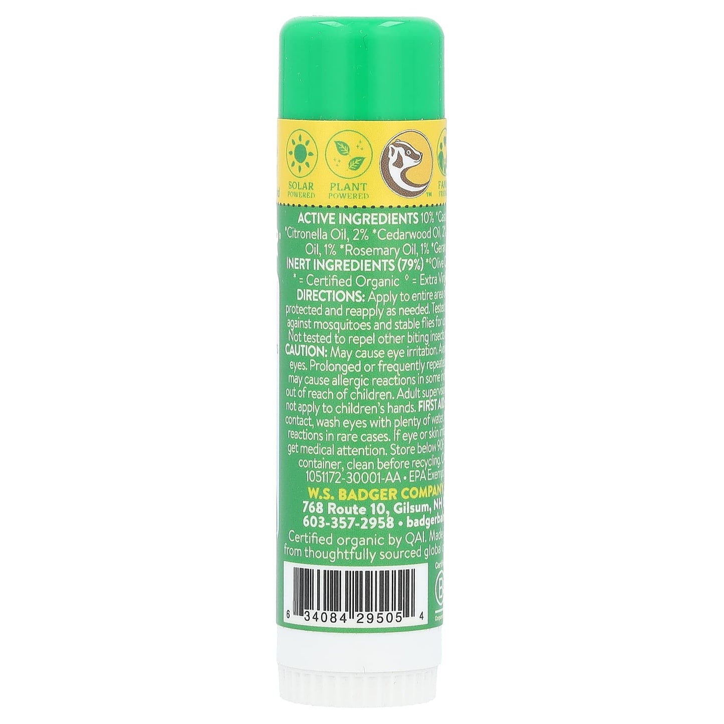 Organic Bug Repellent Balm by Badger - DEET-Free, Cruelty-Free - Image 2