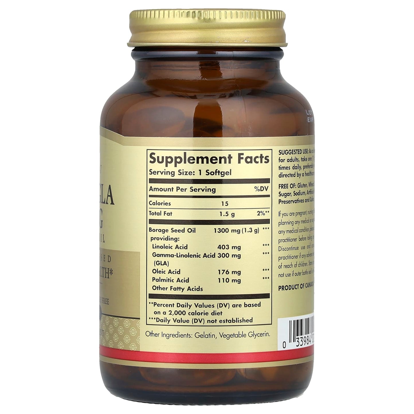 Solgar, Super GLA, 60 Softgels - Image 2