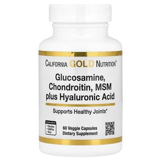 Glucosamine, Chondroitin & MSM Supplement for Joint Health - 60 Veggie Capsules
