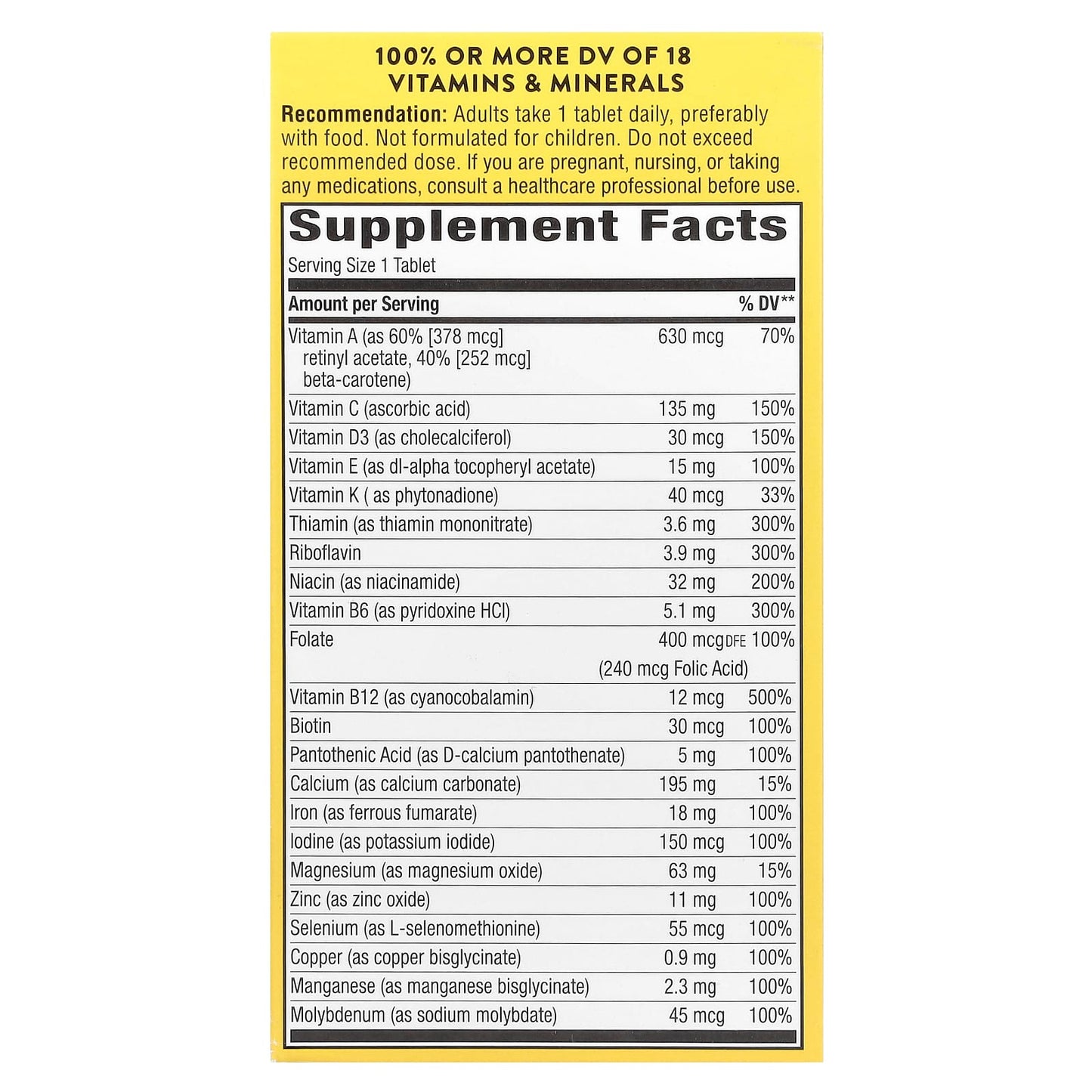 Nature's Way, Alive! Daily Energy, Complete Multivitamin, 60 Tablets - Image 2