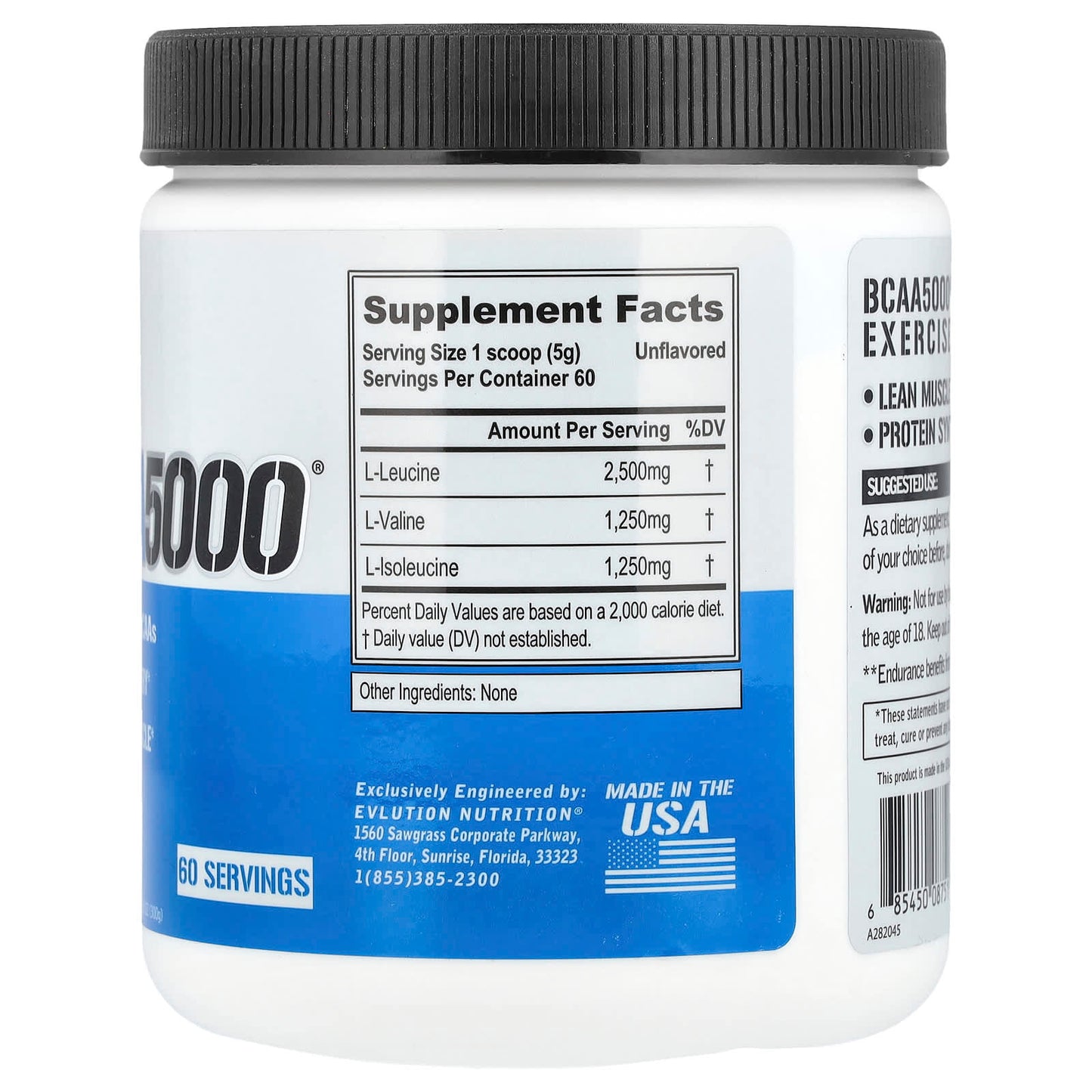 Unflavored BCAAs for Lean Muscle Building by EVLution Nutrition - Image 2