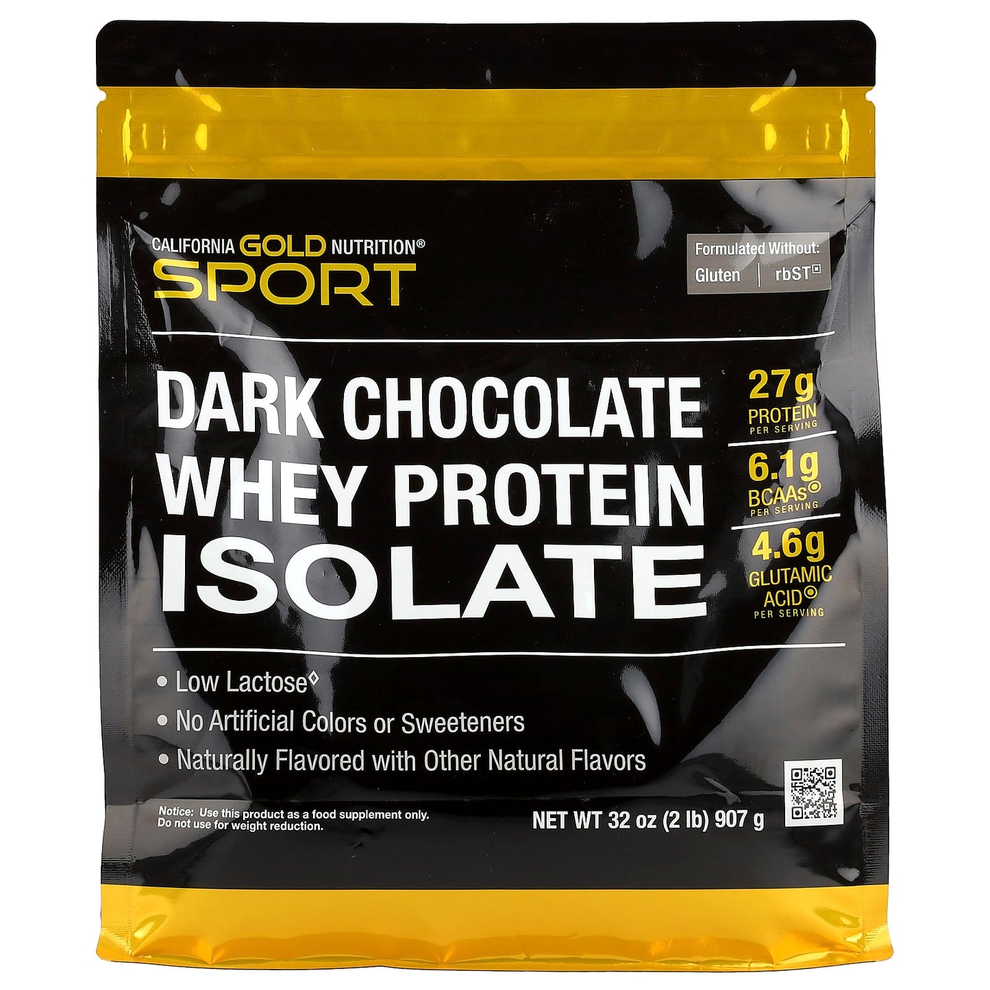 Dark Chocolate Whey Protein Isolate - Supports Muscle Growth & Fitness Gains - Image 1