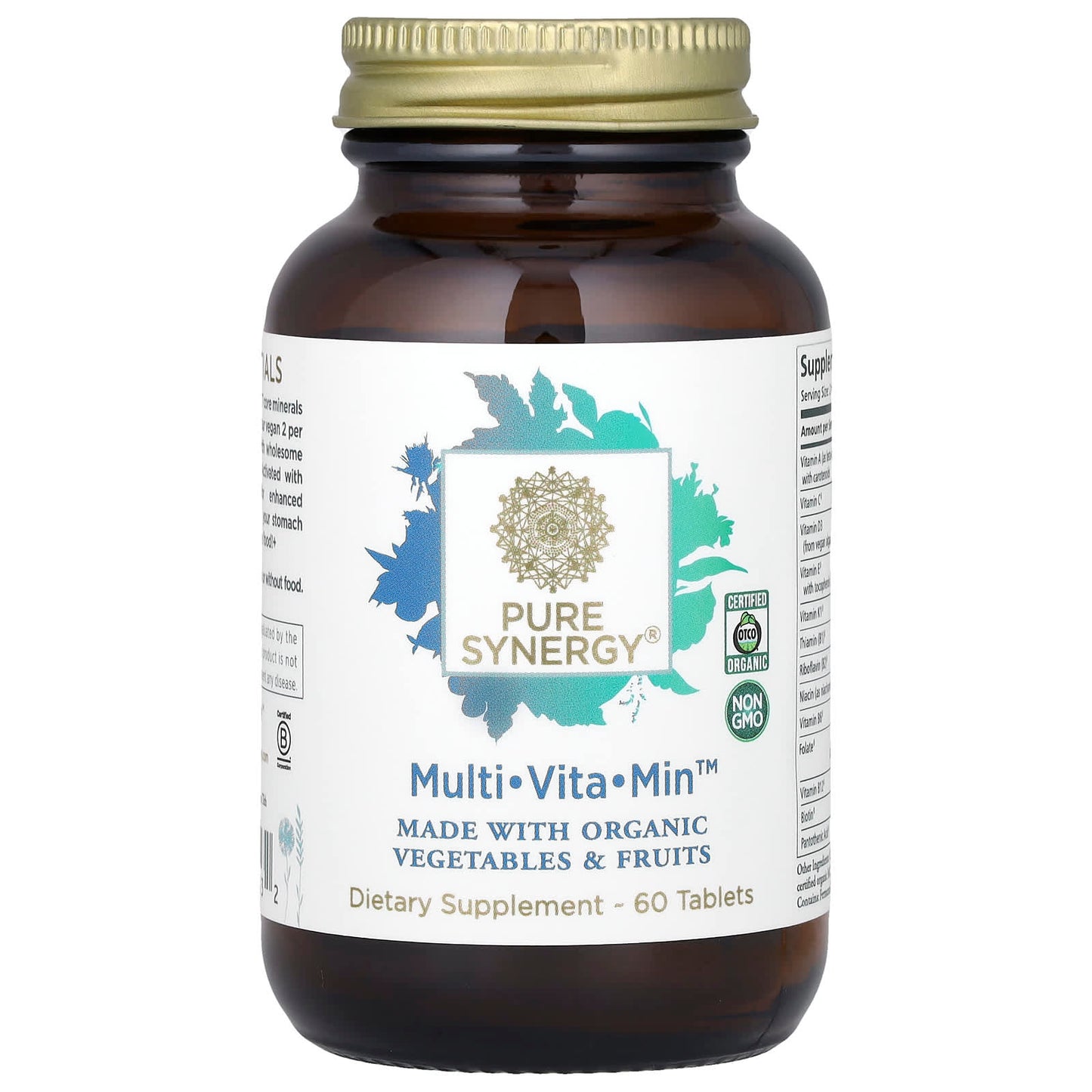 Pure Synergy, Multi-Vita-Min, 60 Tablets - Image 1