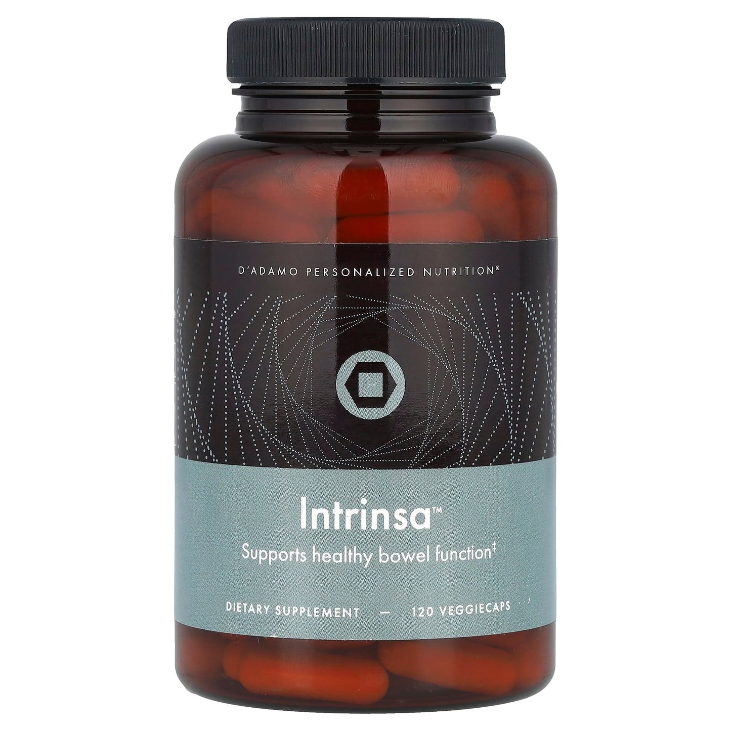 D'Adamo Intrinsa 120 Veggie Caps for Healthy Bowel Function - Image 1