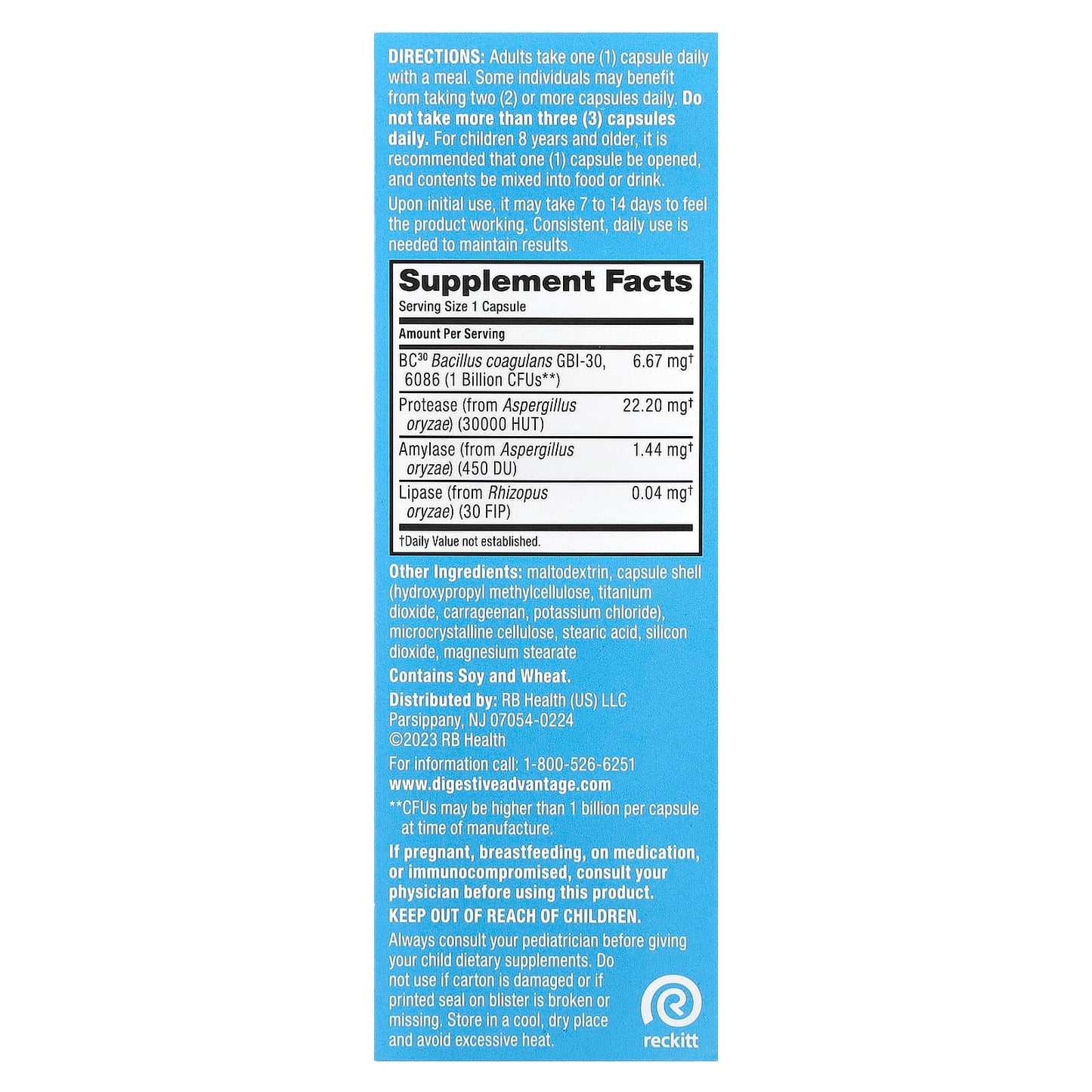 Schiff, Digestive Advantage®, Daily Probiotics + Intensive Bowel Support, 96 Capsules - Image 2