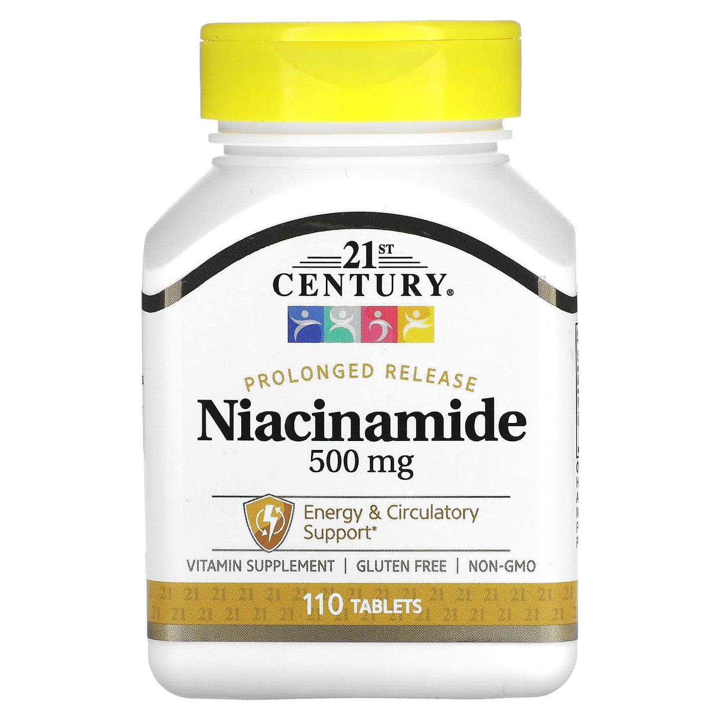 Niacinamide Prolonged Release 110 Tablets | 21st Century - Image 1