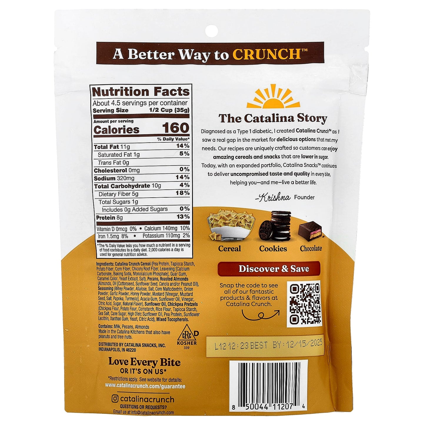 Catalina Crunch, Snack Mix, Honey Mustard, 5.25 oz (148 g)