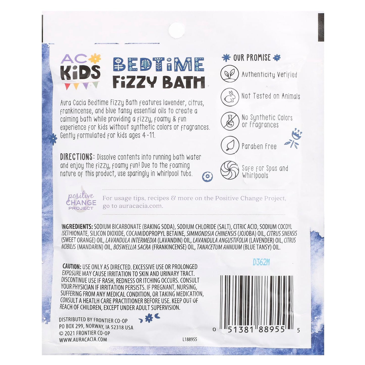 Calming Bedtime Fizzy Bath for Kids by Aura Cacia - Image 2