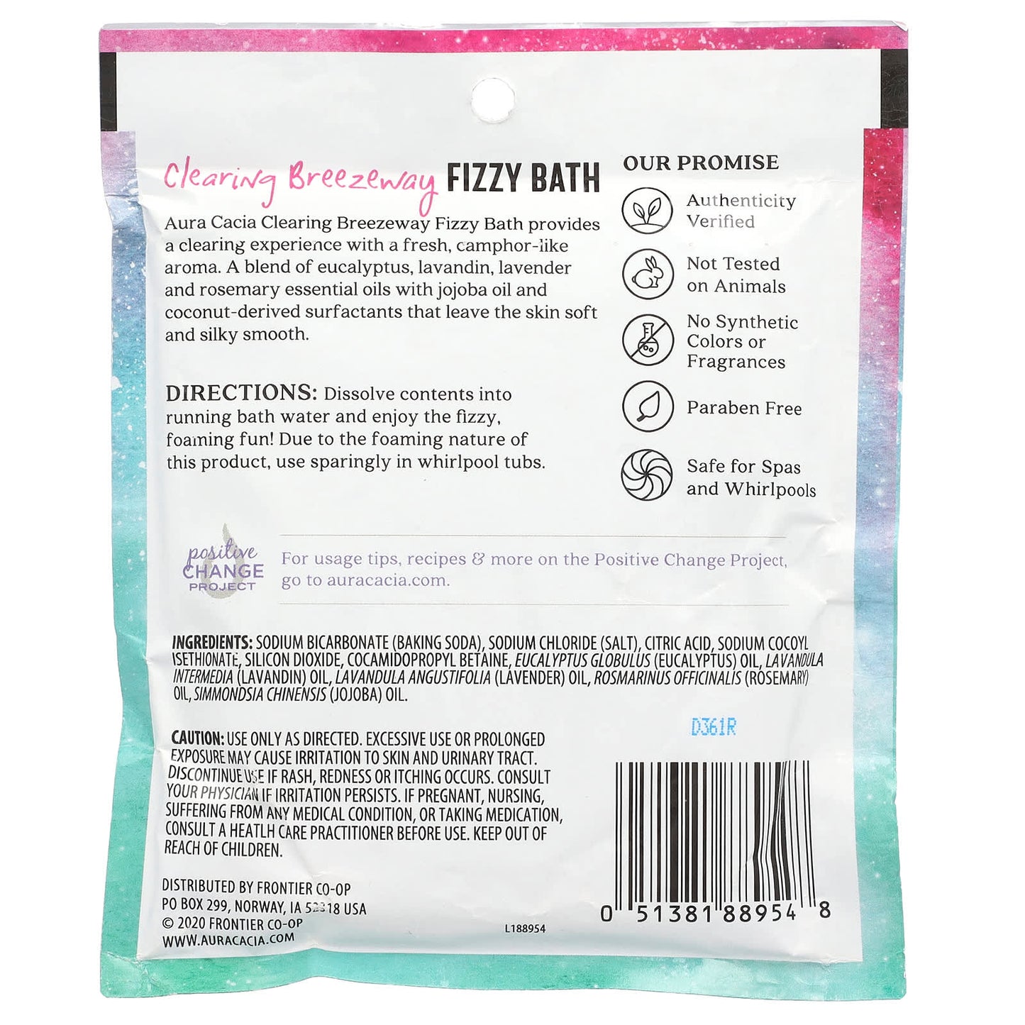 Aura Cacia Fizzy Clearing Bath for Refreshing Skin - Image 2