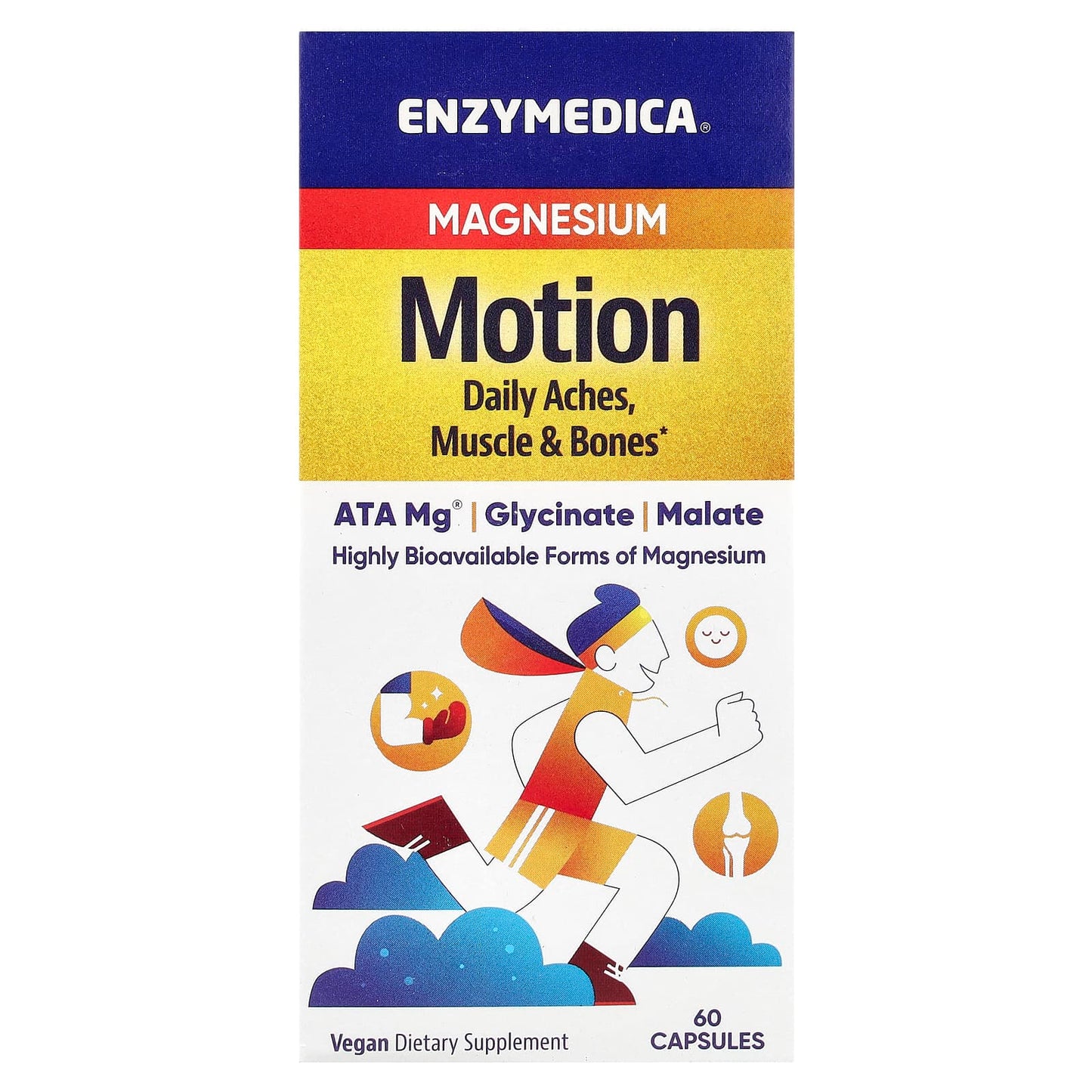 Magical Magnesium Relief - Enzymedica Motion 60 Capsules - Image 1