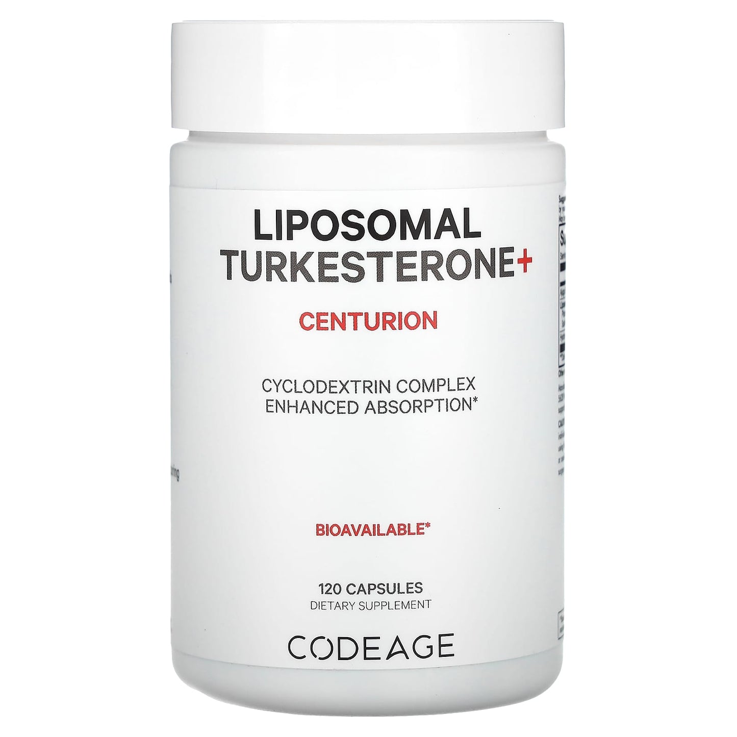 Unlock Peak Performance with CodeAge Liposomal Turkesterone+ Centurion Capsules - Image 1