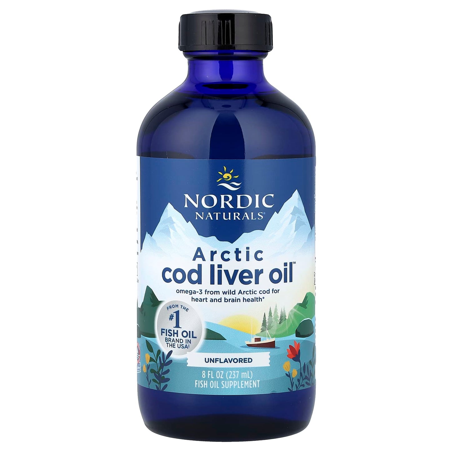 Nordic Naturals, Arctic Cod Liver Oil™, Unflavored, 8 fl oz (237 ml) - Image 1