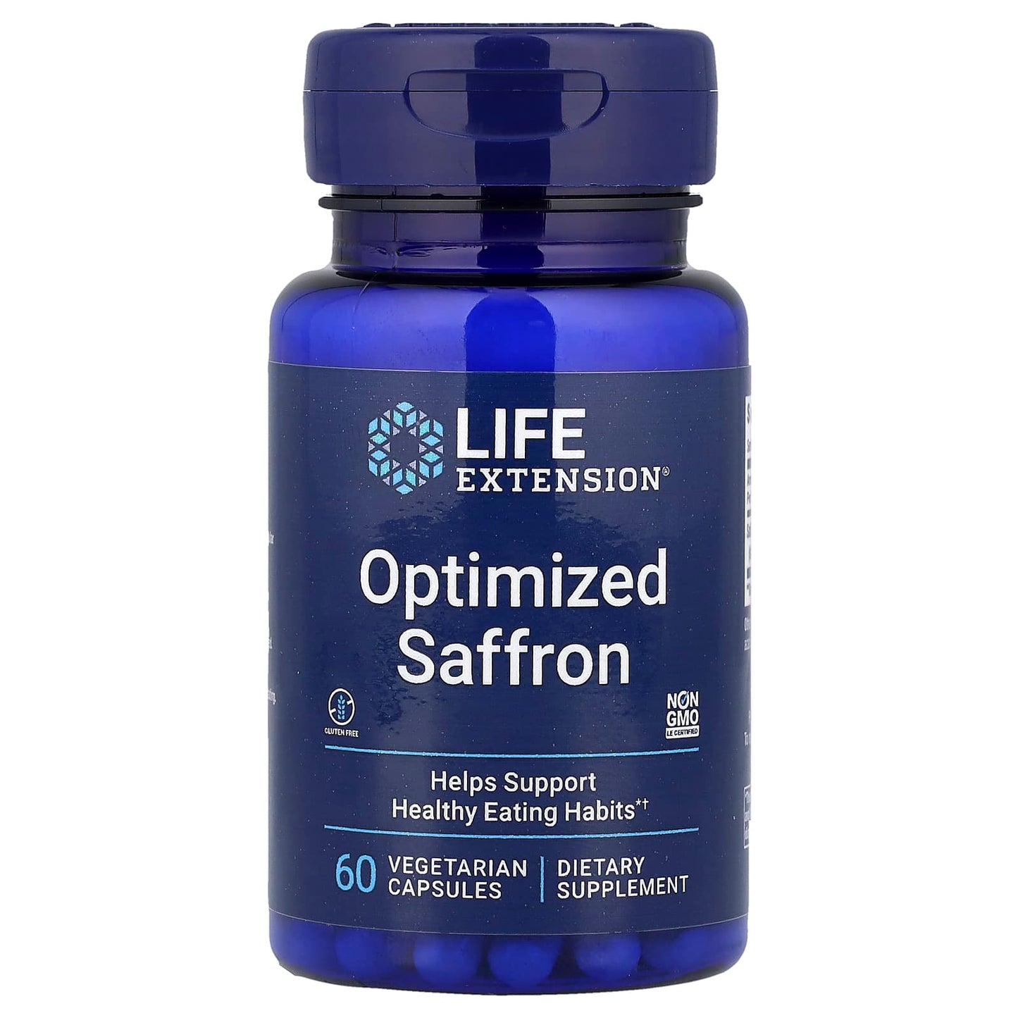 Life Extension, Optimized Saffron, 60 Vegetarian Capsules (88.25 mg per Capsule) - Image 1