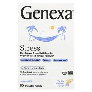 Genexa Stress Relief Formula | USDA Organic & Non-GMO