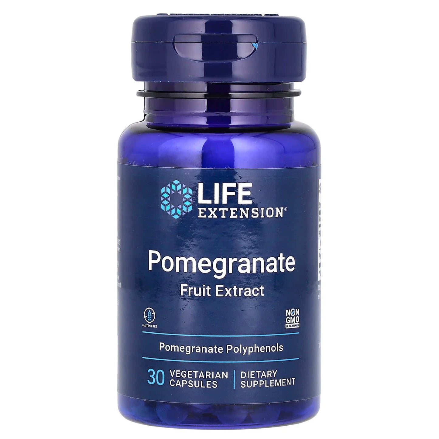 Life Extension, Pomegranate Fruit Extract, 30 Vegetarian Capsules - Image 1