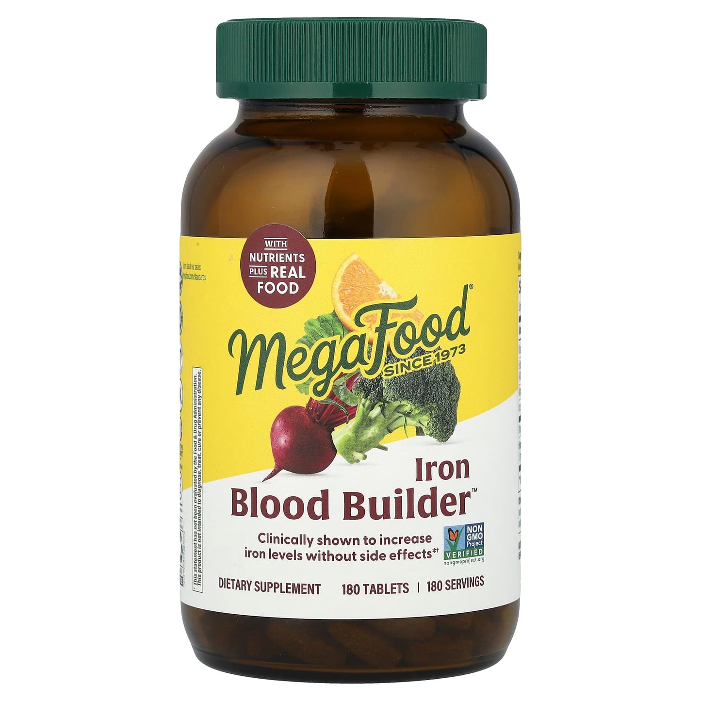 MegaFood, Iron Blood Builder™, 180 Tablets - Image 1