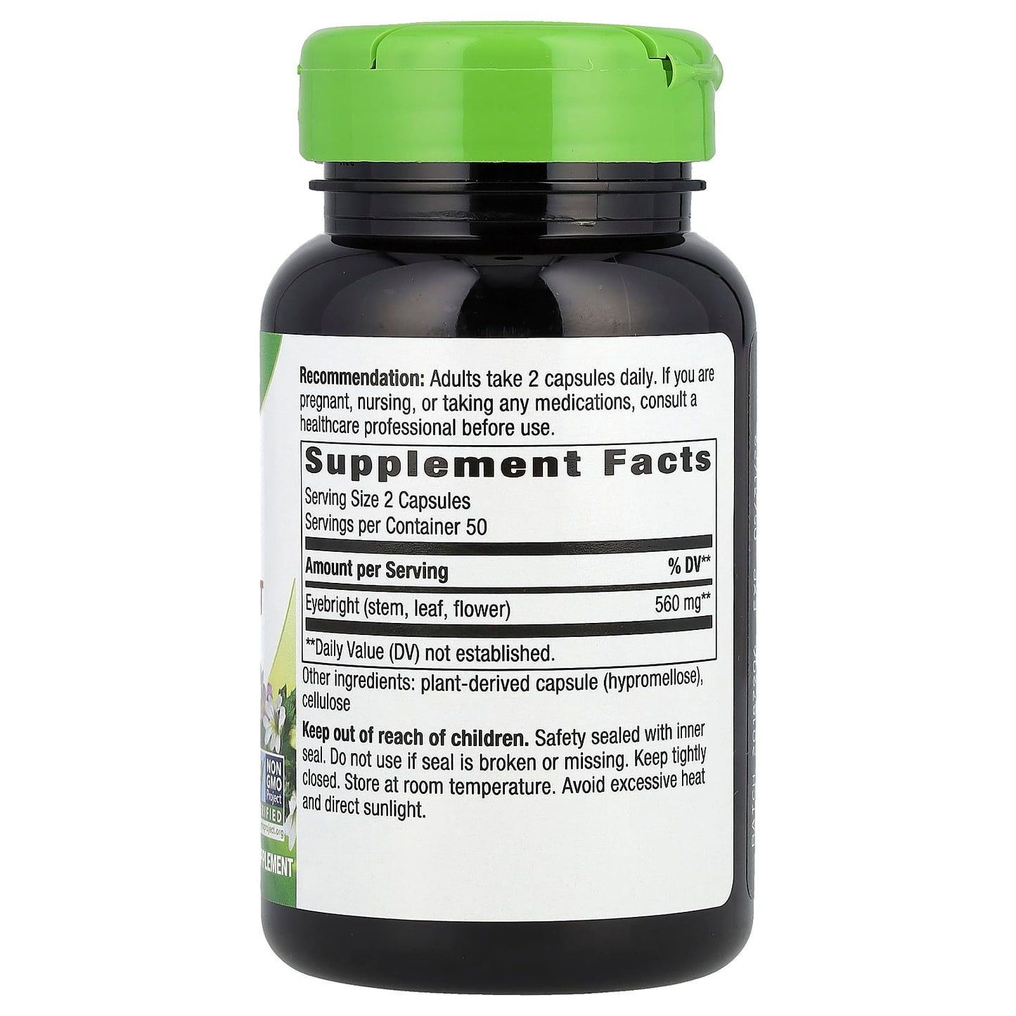 Nature's Way, Eyebright Herb, 100 Vegan Capsules (280 mg per Capsule) - Image 2