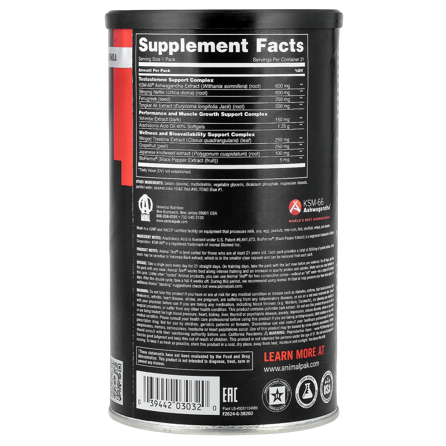 Animal Test - Boost Testosterone & Lean Muscle Mass - Image 2