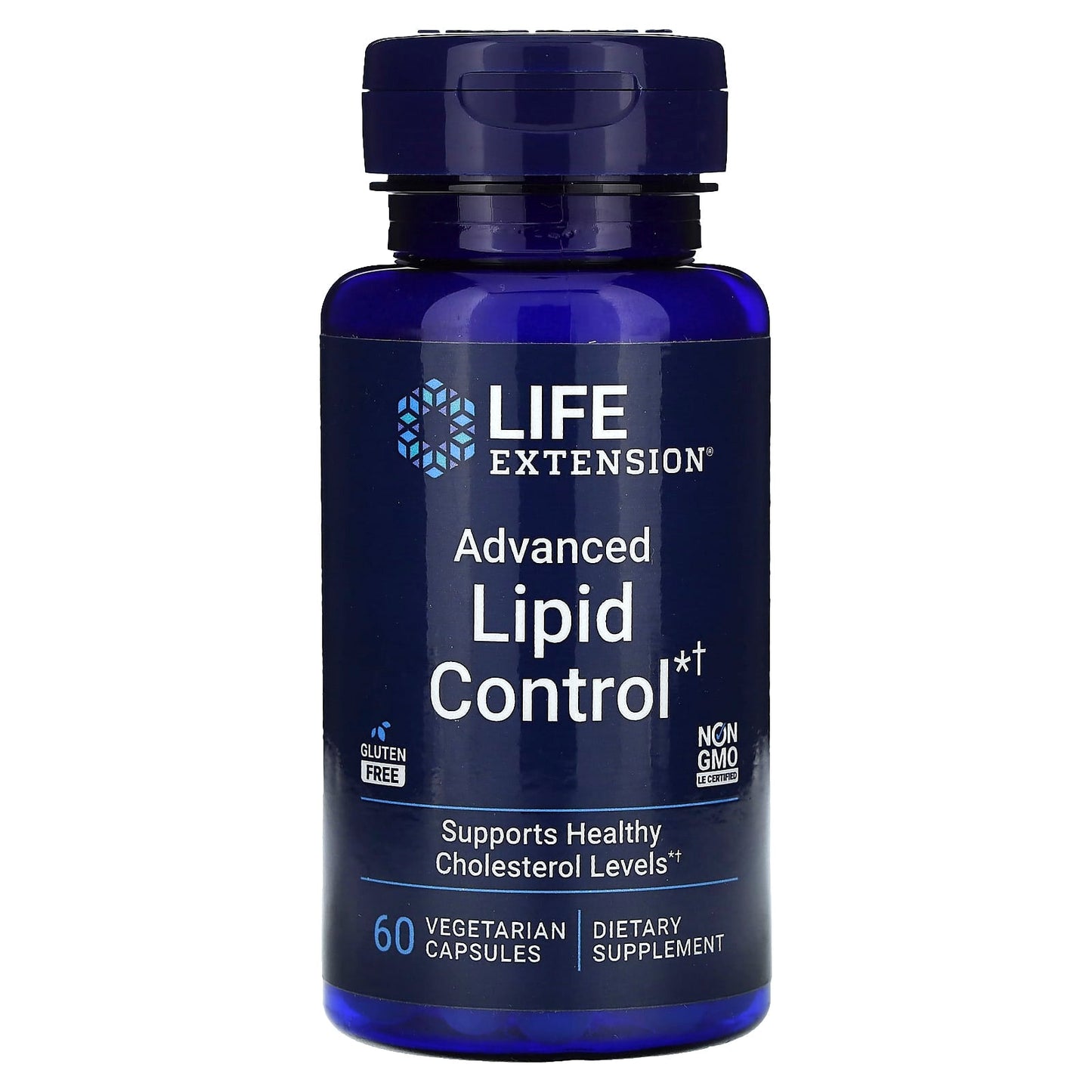 Life Extension, Advanced Lipid Control, 60 Vegetarian Capsules (500 mg per Capsule) - Image 1