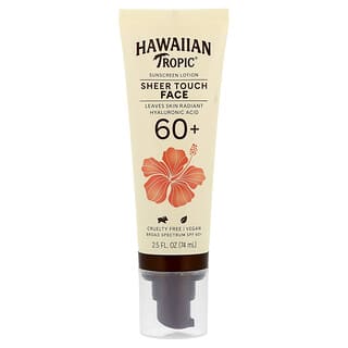 Hawaiian Tropic Sheer Touch SPF 60+ Face Sunscreen Lotion 2.5 fl oz