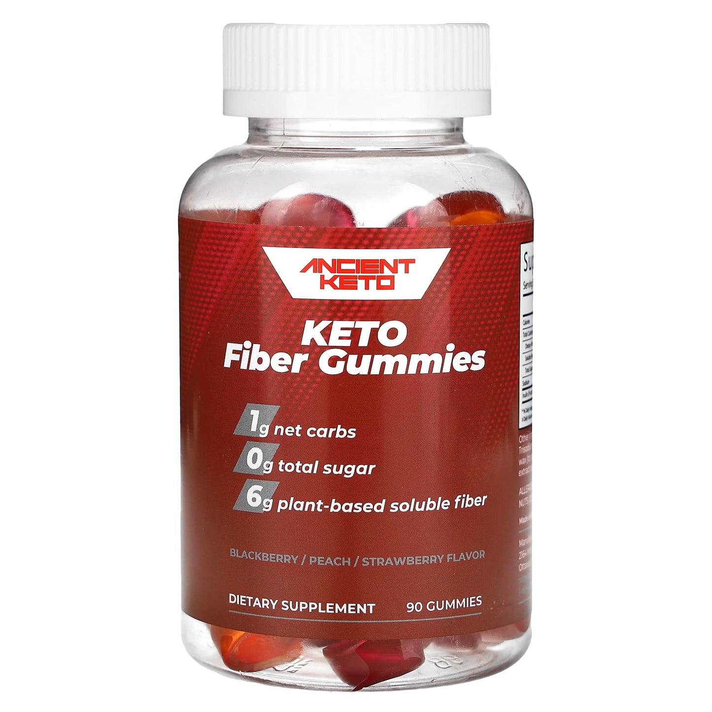 Ancient Keto Keto Fiber Gummies for Weight Loss - 90 Count - Image 1