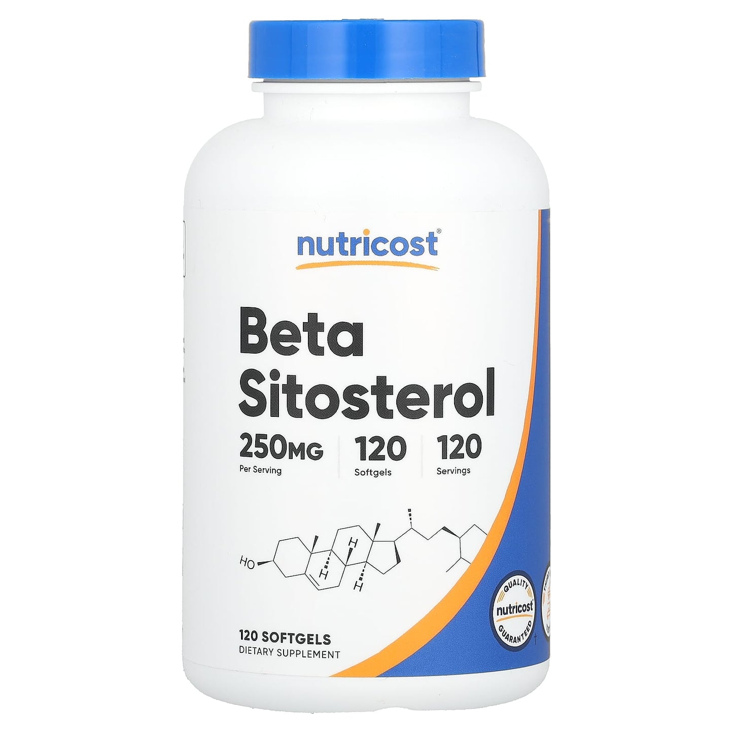 Nutricost, Beta Sitosterol, 250 mg, 120 Softgels - Image 1