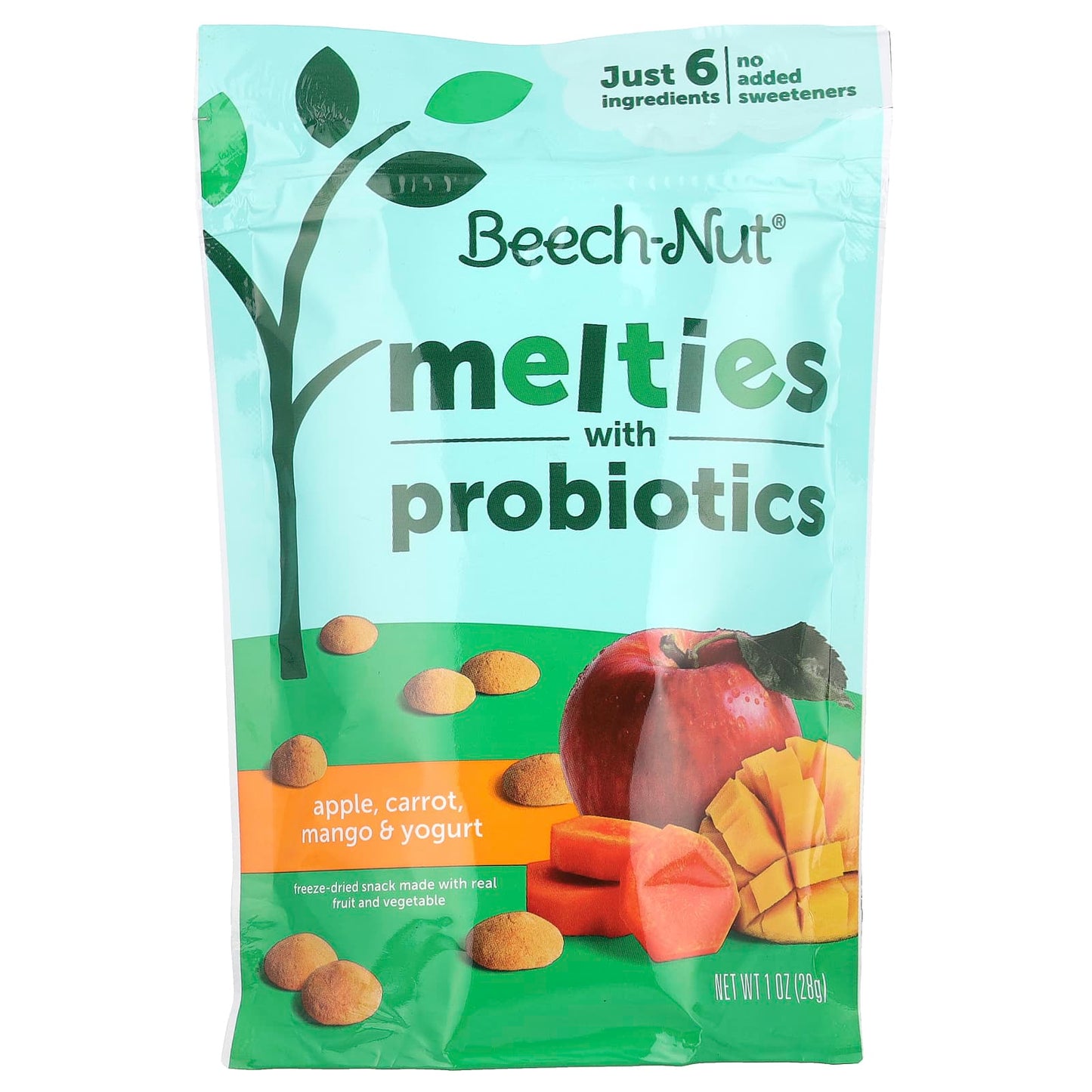 Beech-Nut Melties Probiotics Snack for Toddlers, 8+ Months, 1 oz - Image 1