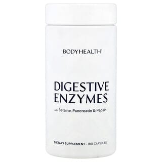 Optimize Digestion with BodyHealth Digestive Enzymes - 180 Capsules