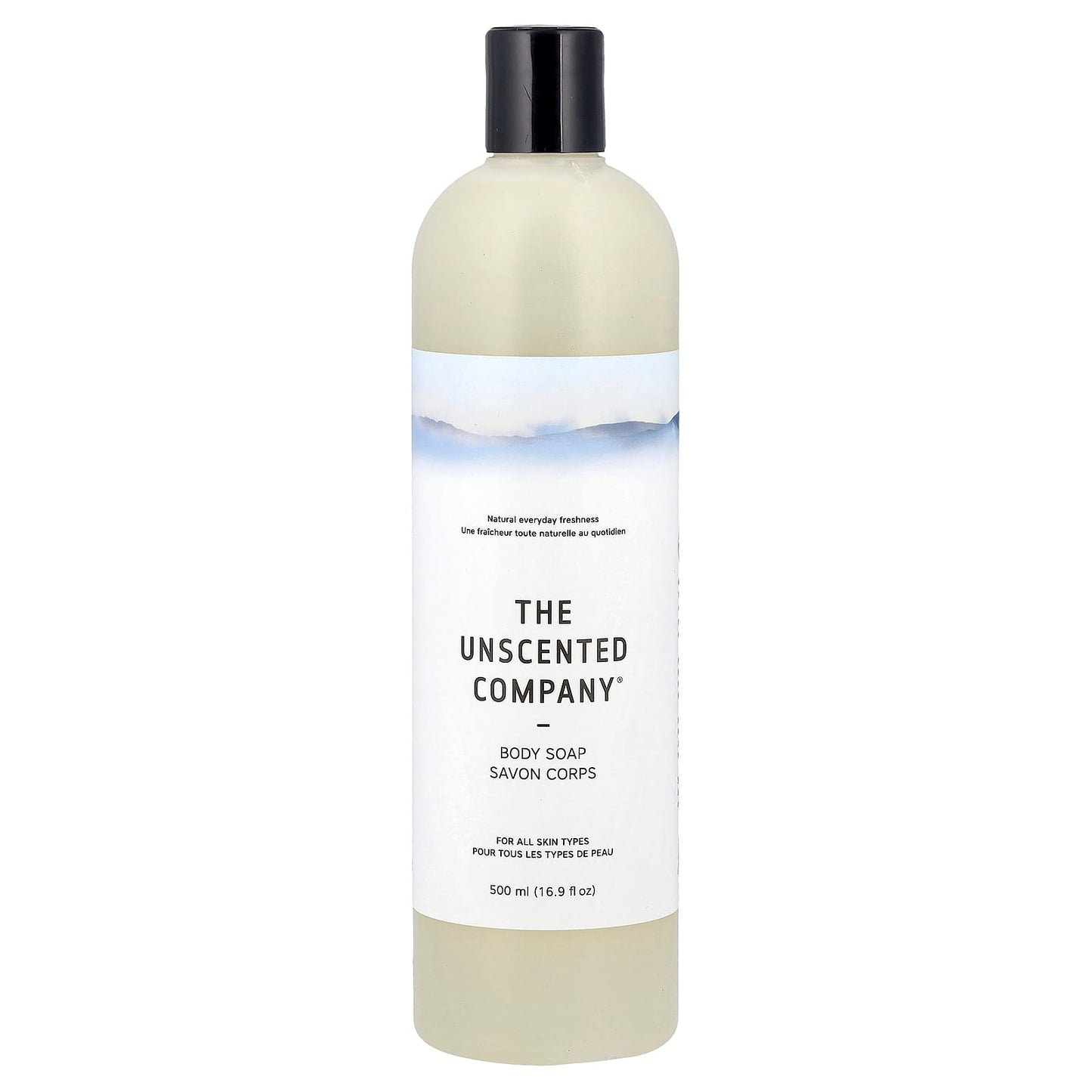 The Unscented Company, Body Soap, For All Skin Types, Fragrance Free, 16.9 fl oz (500 ml) - Image 1