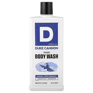 Duke Cannon Thick Body Wash for Men, 18 fl oz, Naval Diplomacy