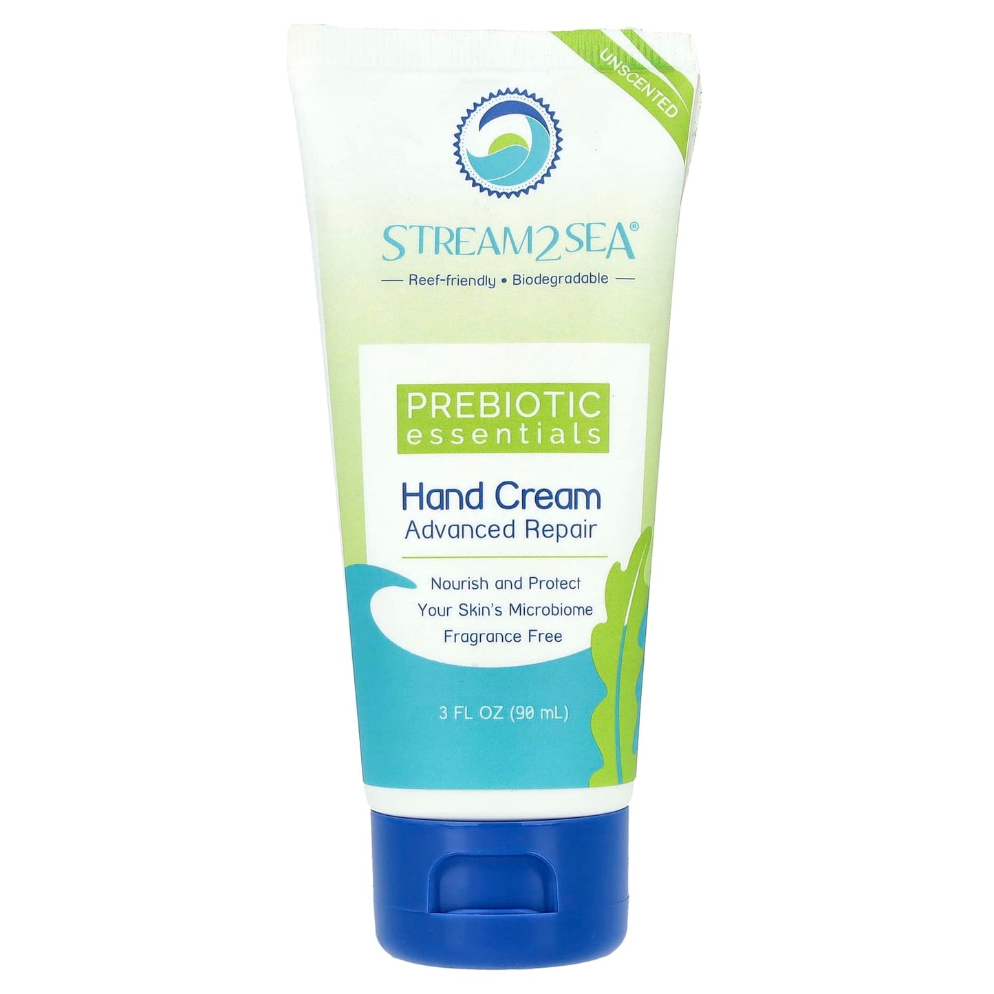 Stream2Sea, Prebiotic Essentials, Hand Cream, Unscented, 3 fl oz (90 ml) - Image 1