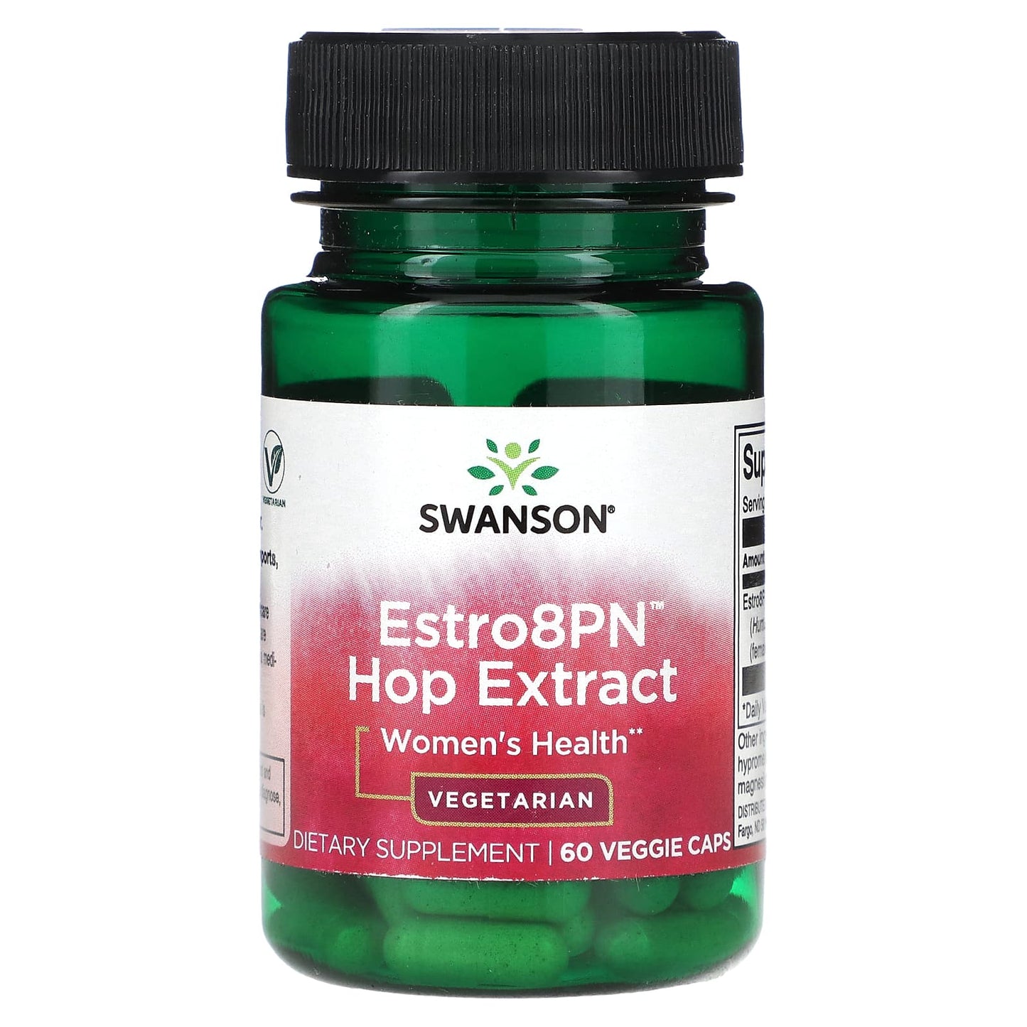 Swanson, Estro8PN Hop Extract, Women's Health, 60 Veggie Caps (10 mg per Cap) - Image 1