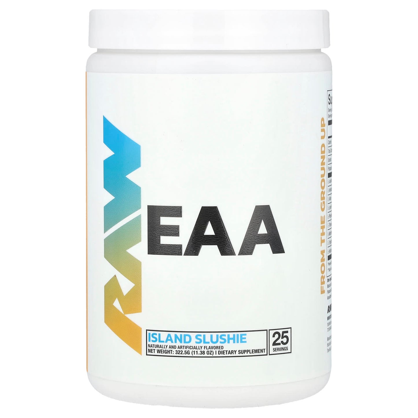 Raw Nutrition, EAA, Island Slushie, 11.38 oz (322.5 g) - Image 1