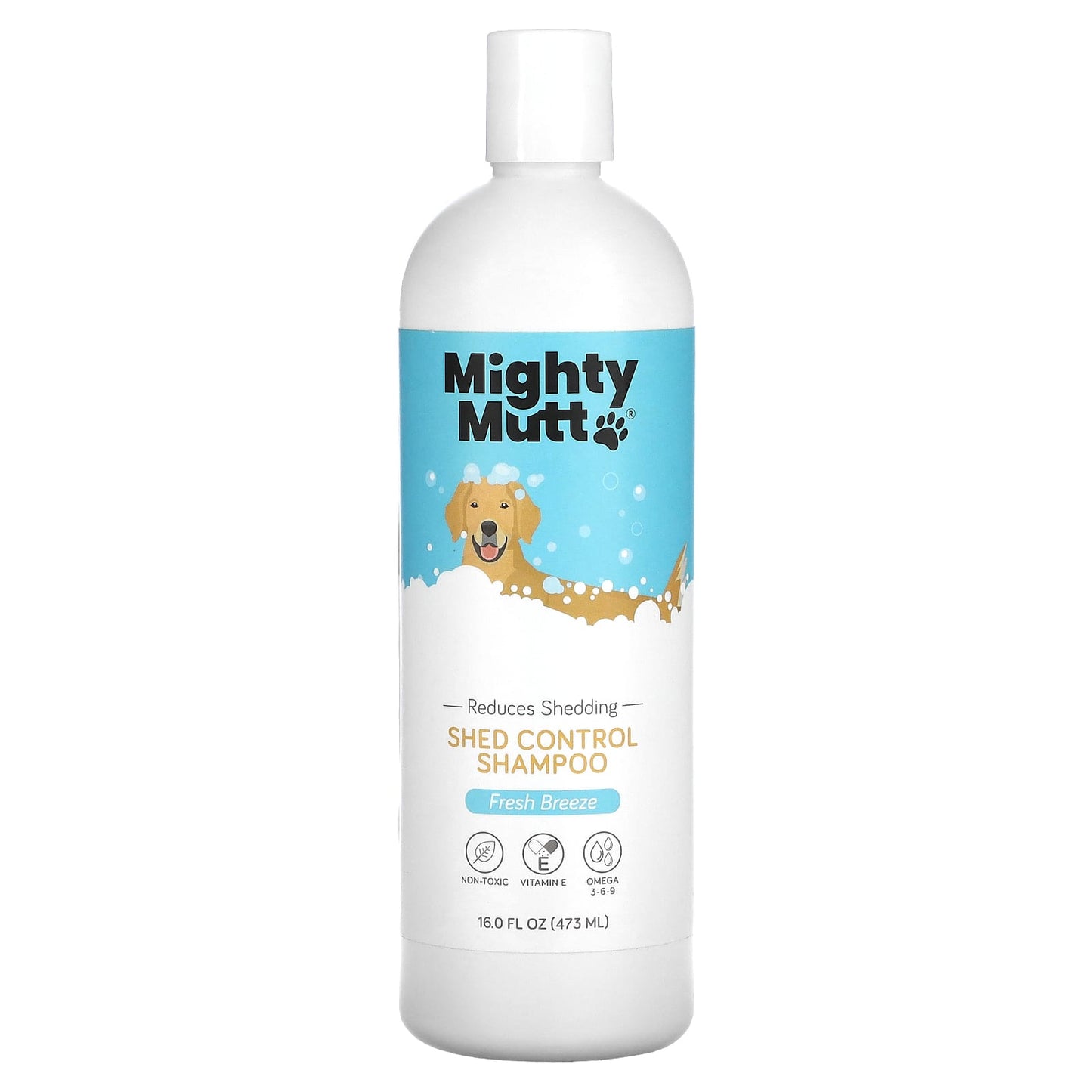 Mighty Mutt, Shed Control Shampoo, For Dogs, Fresh Breeze, 16 fl oz (473 ml) - Image 1