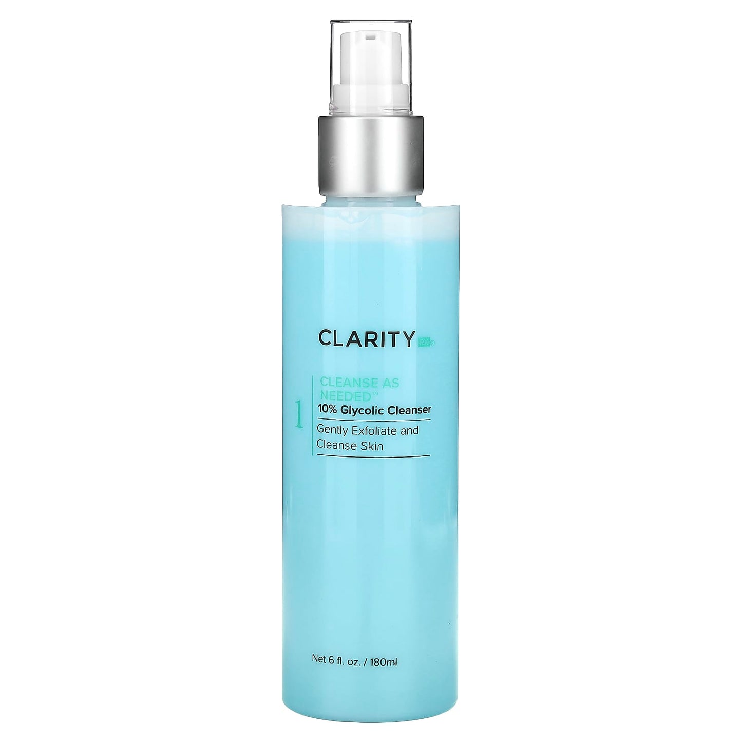 10% Glycolic Cleanser for Glowing Skin, 6 fl oz, ClarityRx - Image 1