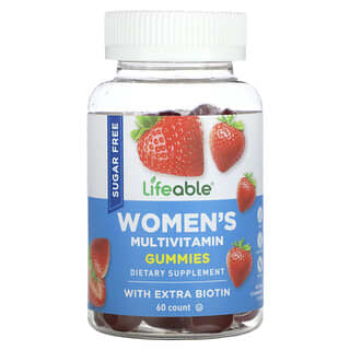 Sugar-Free Women's Multivitamin Gummies by Lifeable, 60 Count