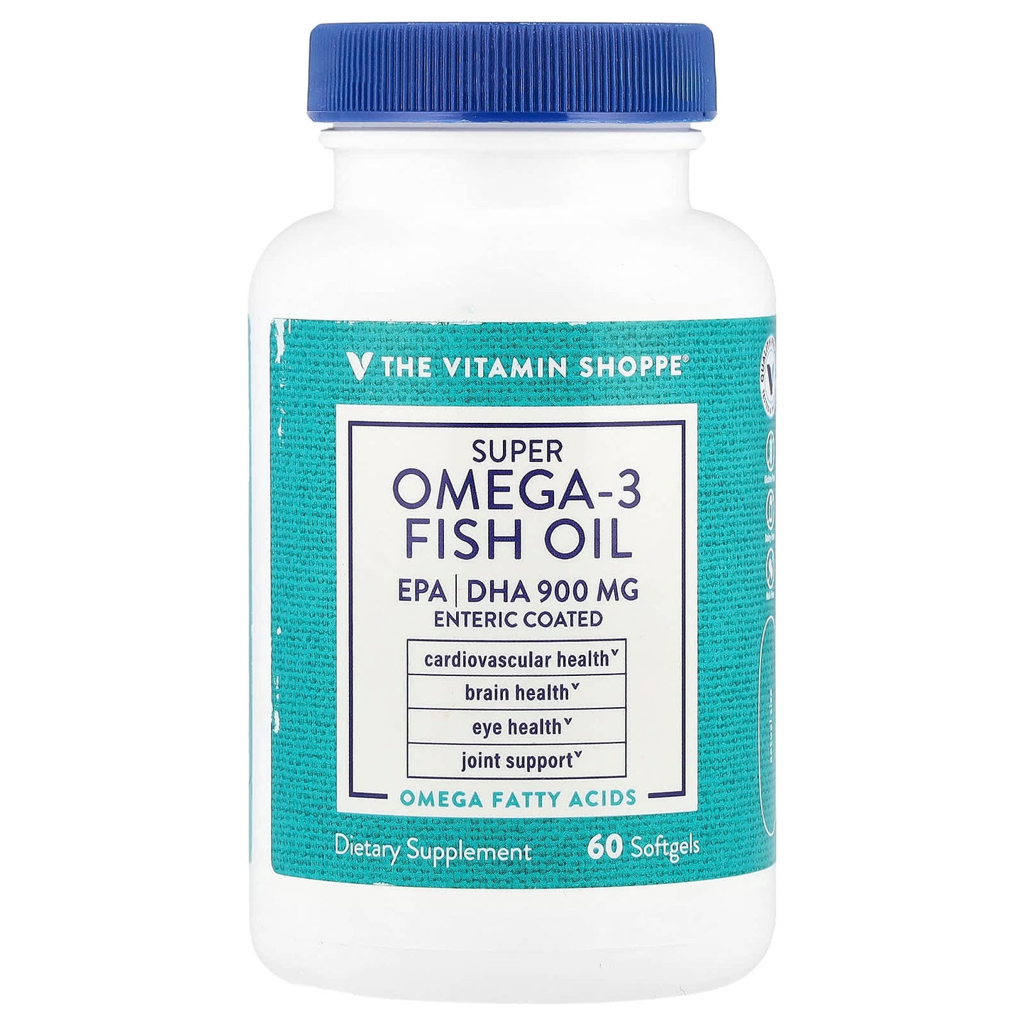 The Vitamin Shoppe, Super Omega-3 Fish Oil, 60 Softgels - Image 1