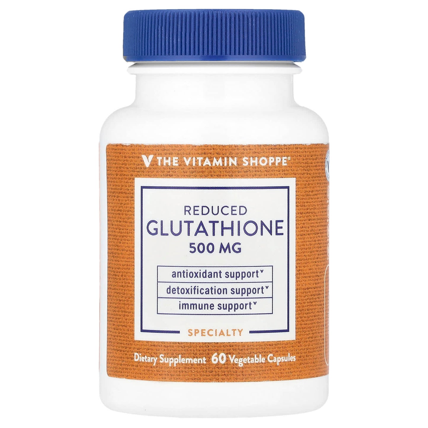 The Vitamin Shoppe, Reduced Glutathione, 500 mg, 60 Vegetable Capsule - Image 1