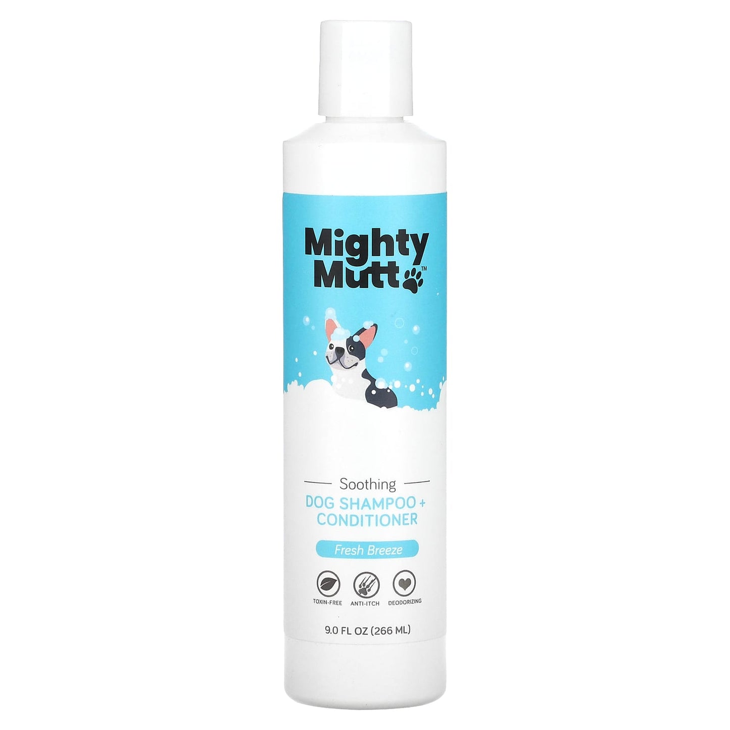 Mighty Mutt, Shampoo + Conditioner, For Dogs, Fresh Breeze, 9 fl oz (266 ml) - Image 1