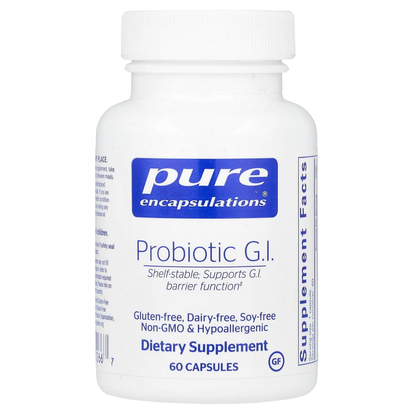 Pure Encapsulations, Probiotic G.I., 60 Capsules - Image 1