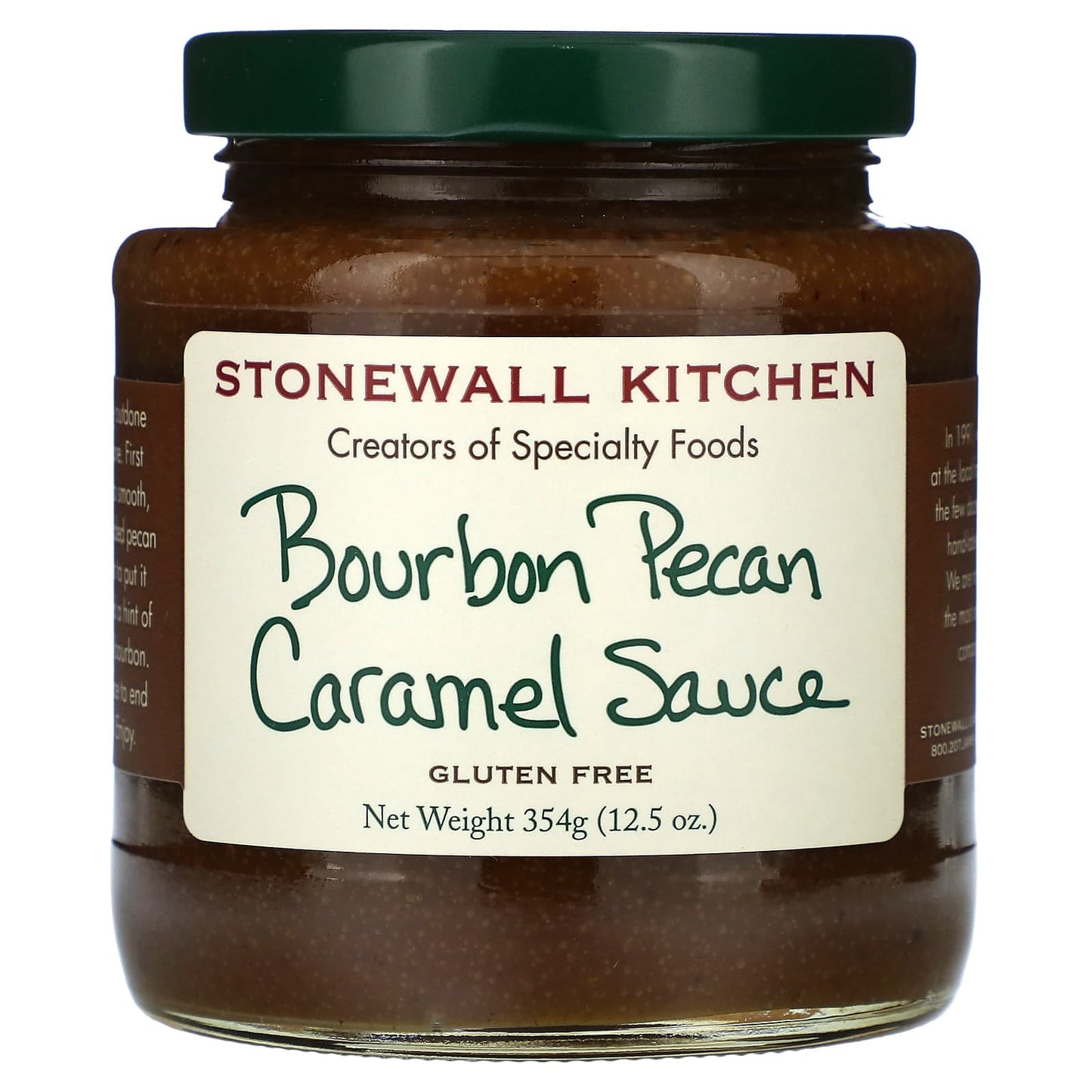 Stonewall Kitchen, Bourbon Pecan Caramel Sauce, 12.5 oz (354 g) - Image 1