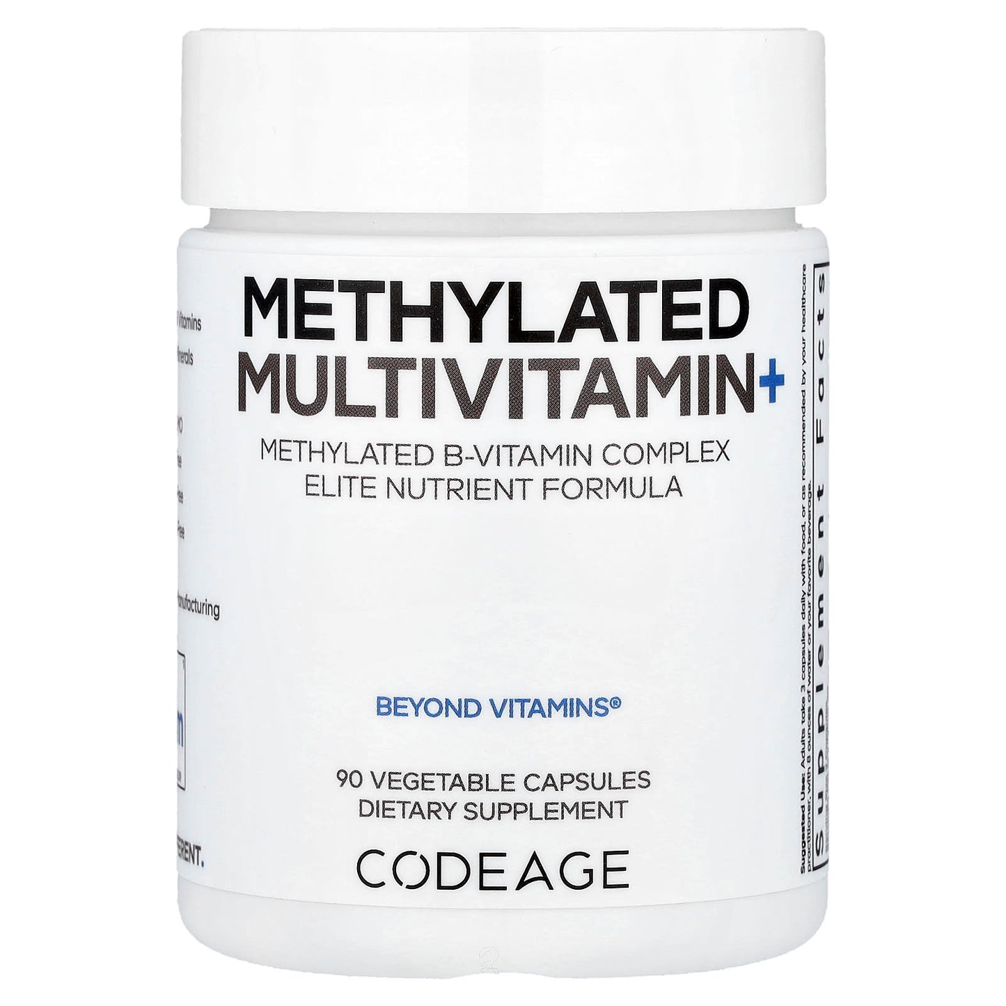 Methylated Multivitamin+ by CodeAge: Comprehensive Nutrition for Optimal Health - Image 1
