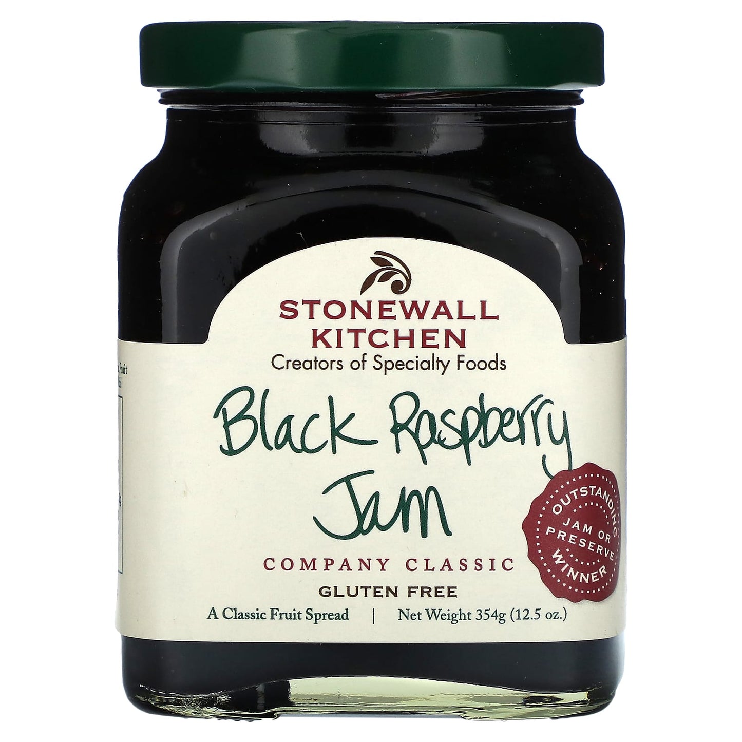 Stonewall Kitchen, Black Raspberry Jam, 12.5 oz (354 g) - Image 1