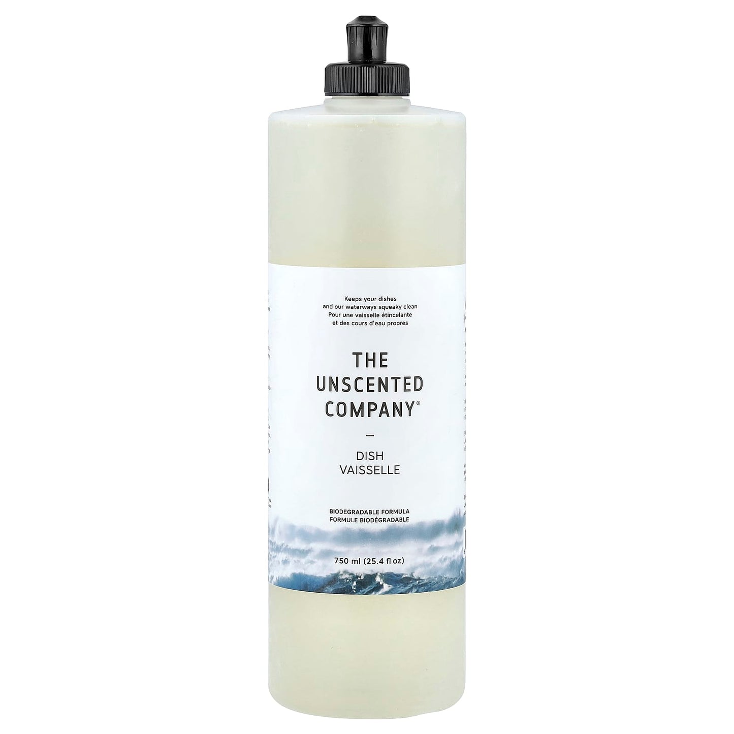 The Unscented Company, Dish Soap, Fragrance Free, 25.4 fl oz (750 ml) - Image 1