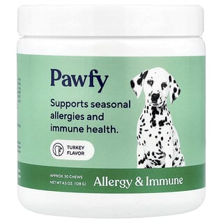 Allergy & Immune Support Chews for Dogs by Pawfy - 30 Count